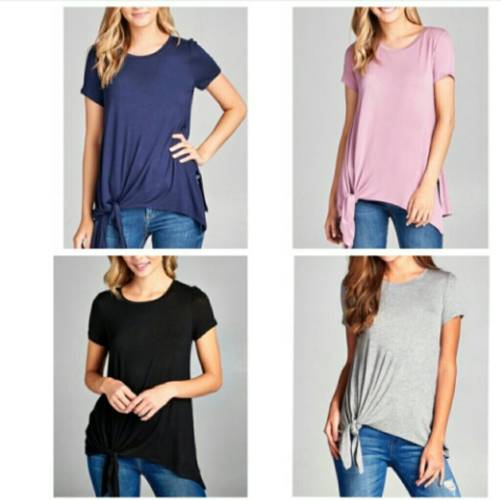 HP! Side Tie Tunic Top